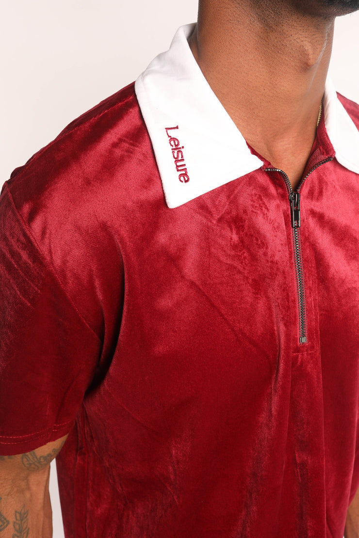 Signature Wine Red Polo Shirts & Tops wearleisure.us 