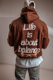 Life is About Balance Oversized Hoodie Hoodie wearleisure.us 