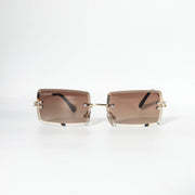 Rimless Tinted Sunglasses wearleisure.us 